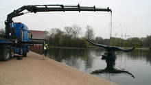 Making the Blue Whale Tail photo