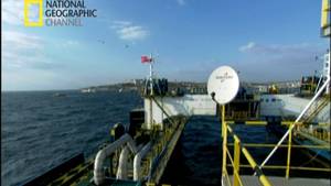 Tünel parçası batırılırken video