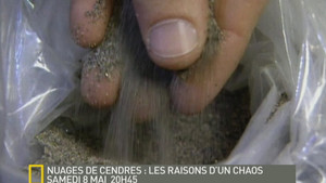 Cendres volcaniques vidéo